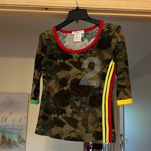 Christian Dior floral camo T-shirt